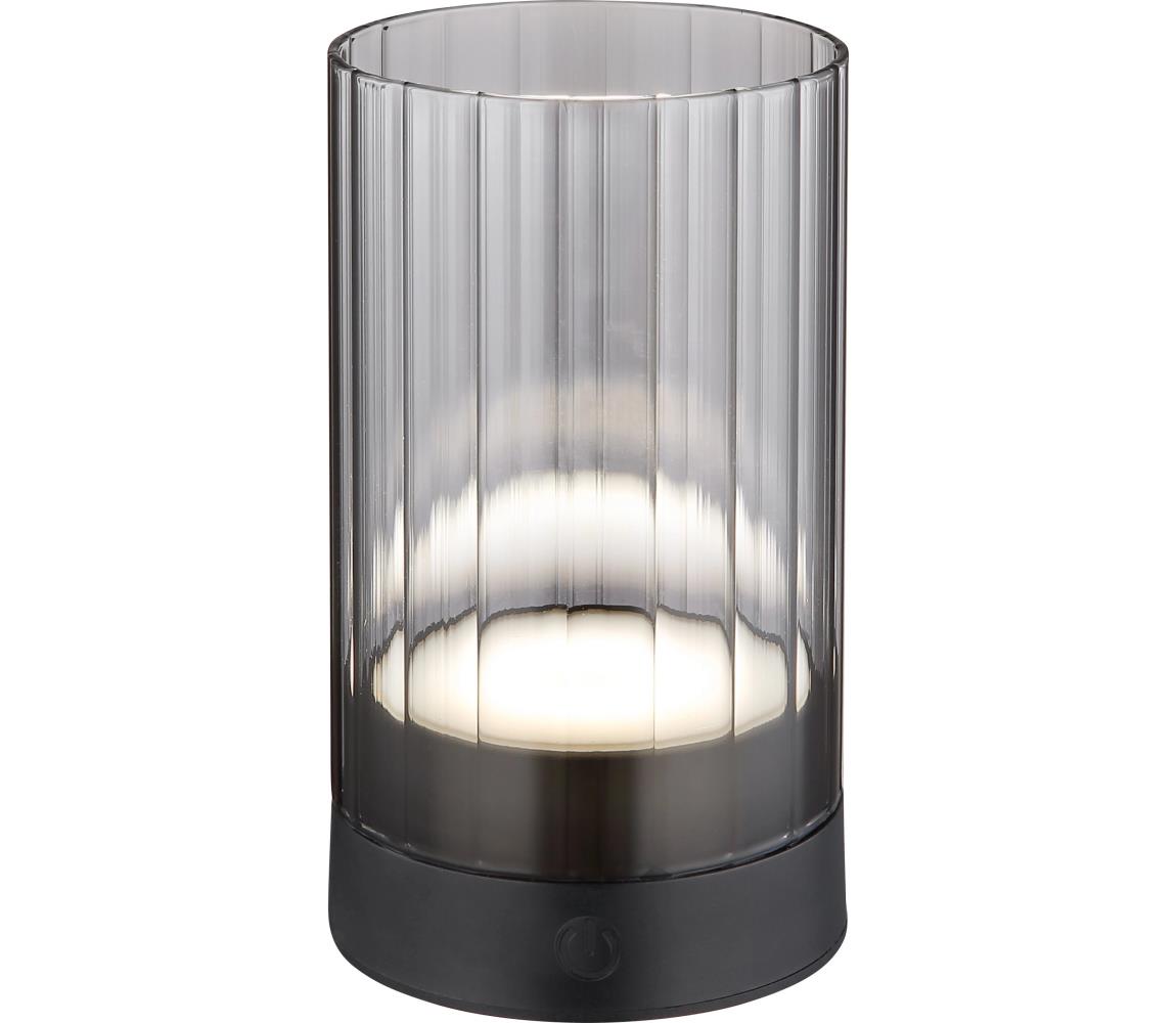 Globo LED Von. stolná lampa PIXY LED/2W/3,7V 2700/4000/6500K IP44 šedá