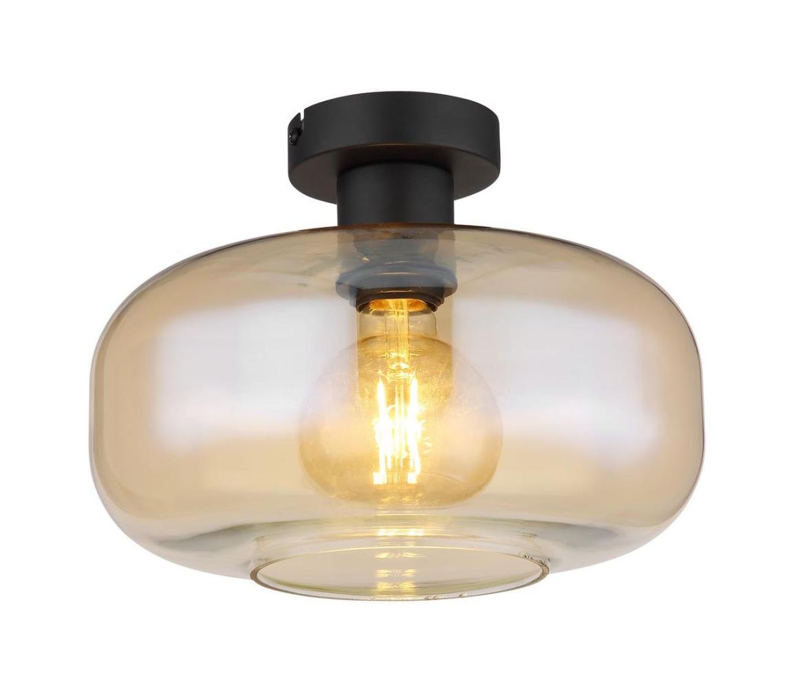 Globo Prisadený luster GIUSEPPE 1xE27/40W/230V pr. 28 cm číra 15566DA