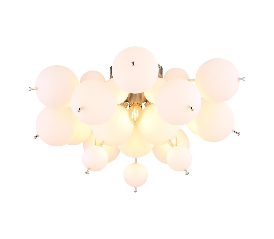 Globo Prisadený luster UDO 3xE14/25W/230V pr. 55 cm biela 15633DO