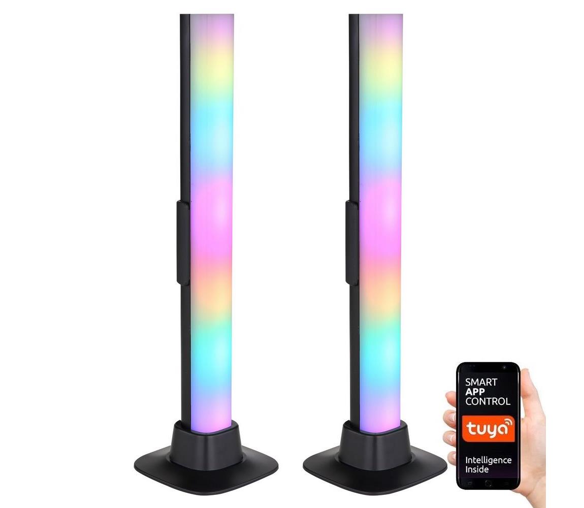 Globo SADA 2x LED RGB Stmievateľná stolná lampa LED/2W/5V Wi-Fi Tuya