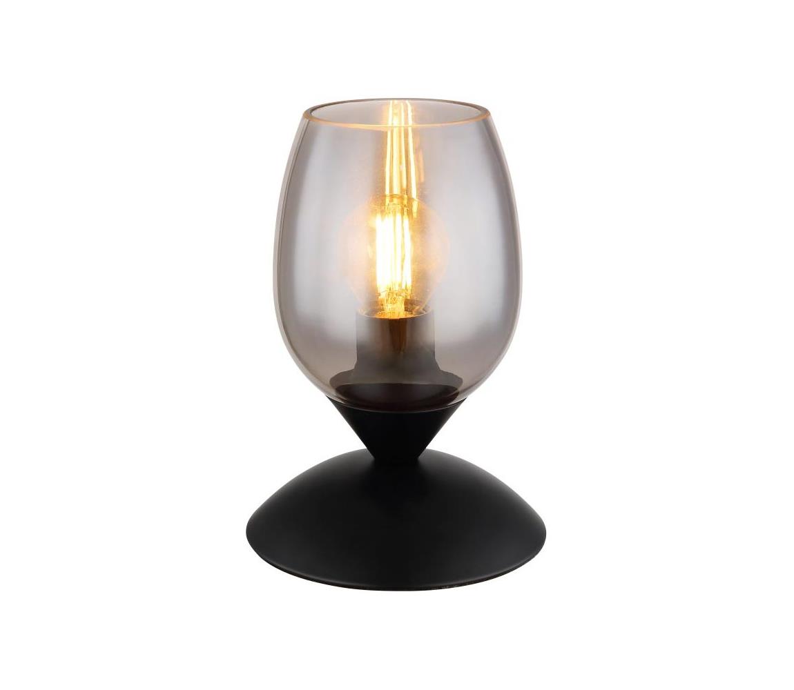 Globo Stolná dotyková lampa KUWAITA 1xE14/25W/230V čierna
