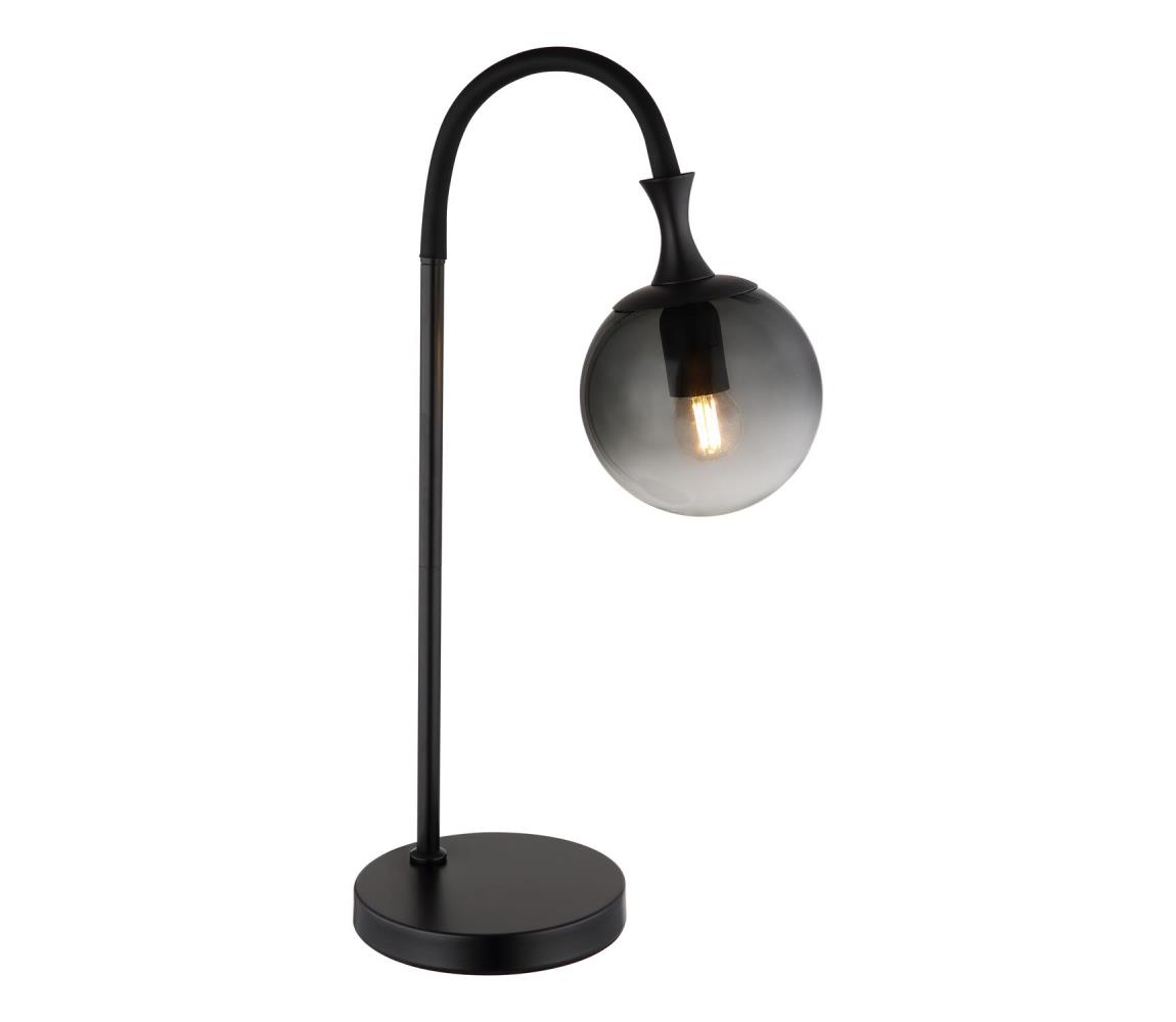 Globo Stolná lampa DALTON 1xE27/10W/230V čierna