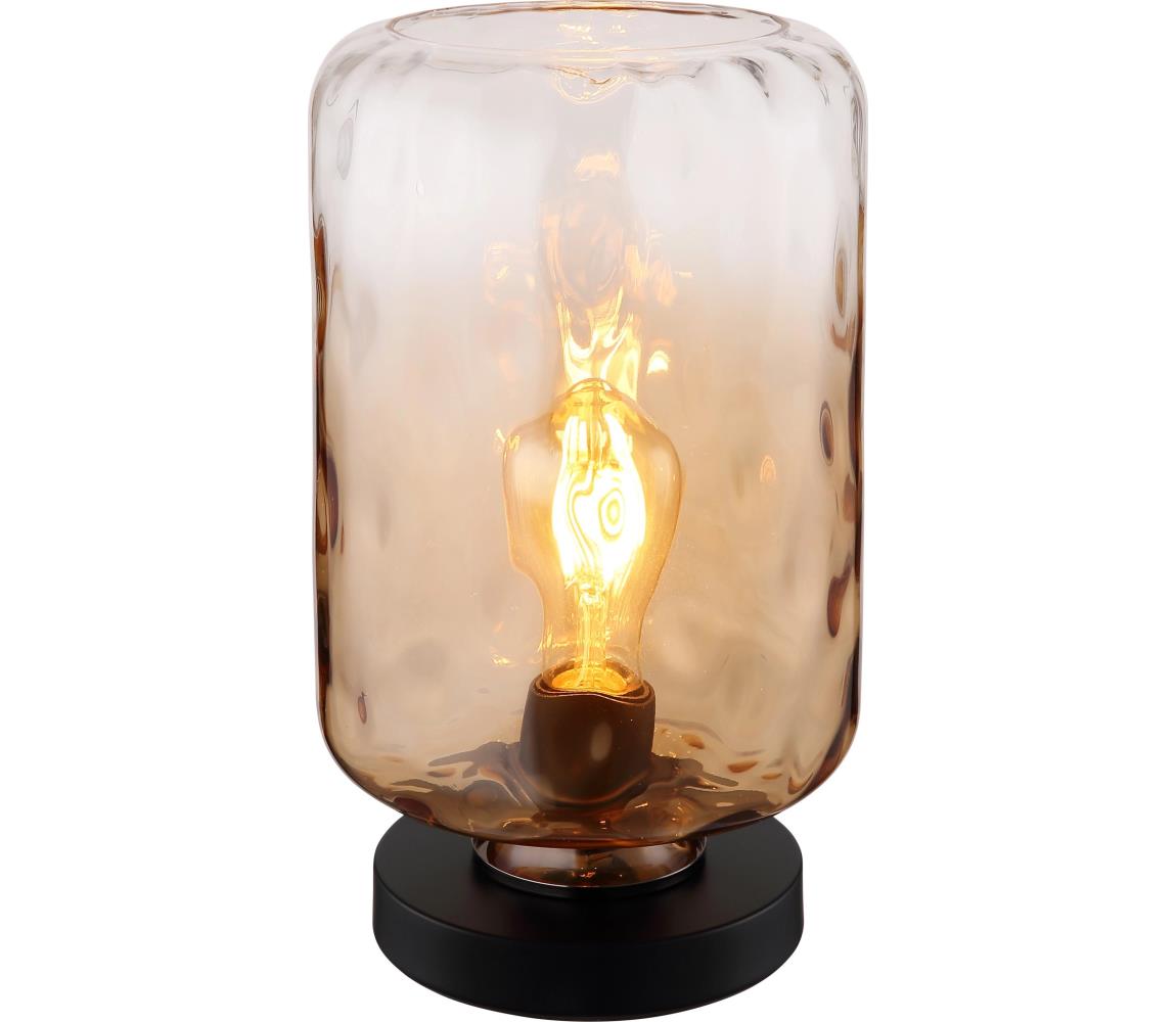 Globo Stolná lampa DARINA 1xE27/60W/230V hnedá