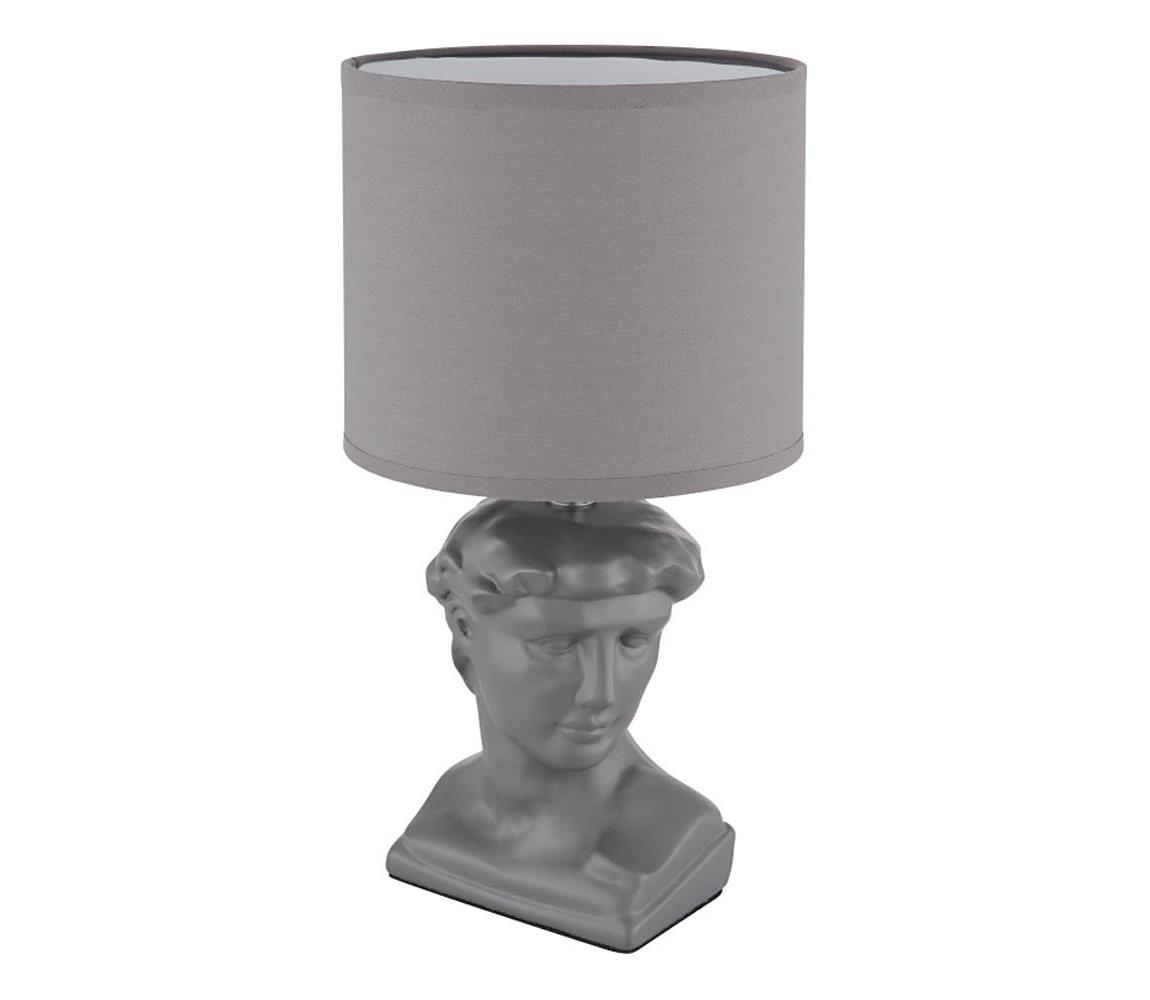 Globo Stolná lampa HERMES 1xE14/40W/230V šedá