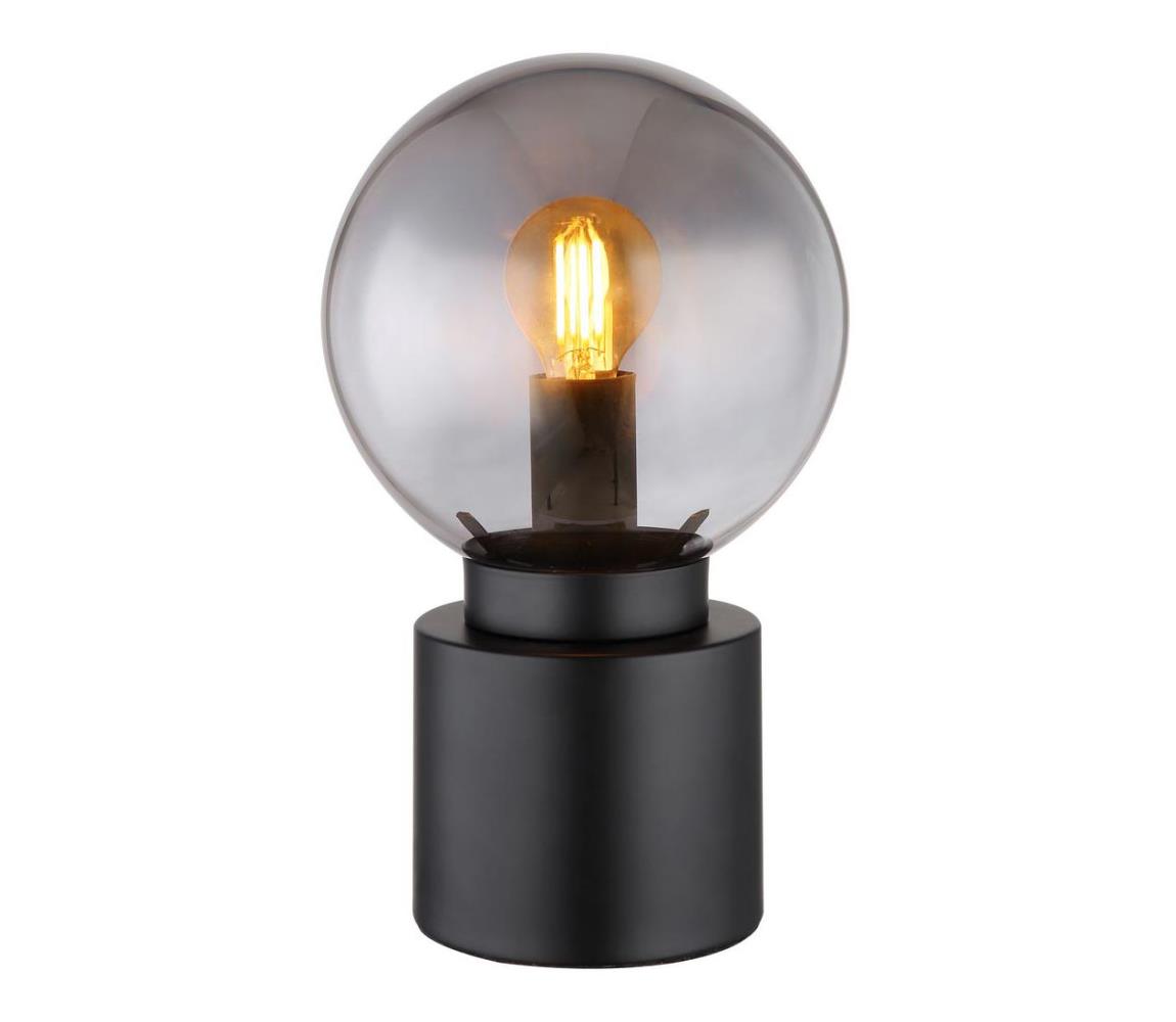 Globo Stolná lampa MARKA 1xE14/25W/230V čierna 21003B