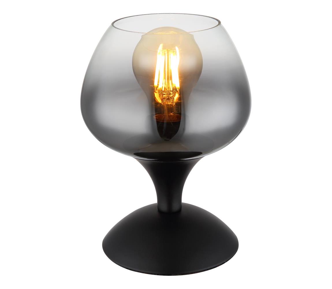 Globo Stolná lampa MAXY 1xE27/40W/230V čierna 15548T2