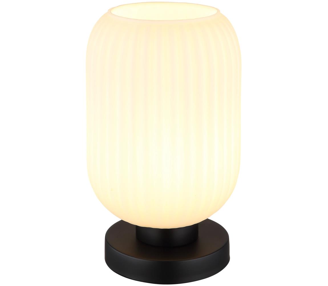 Globo Stolná lampa NORMY 1xE27/40W/230V biela