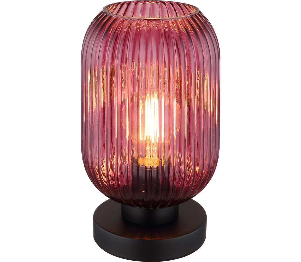 Globo Stolná lampa NORMY 1xE27/40W/230V fialová