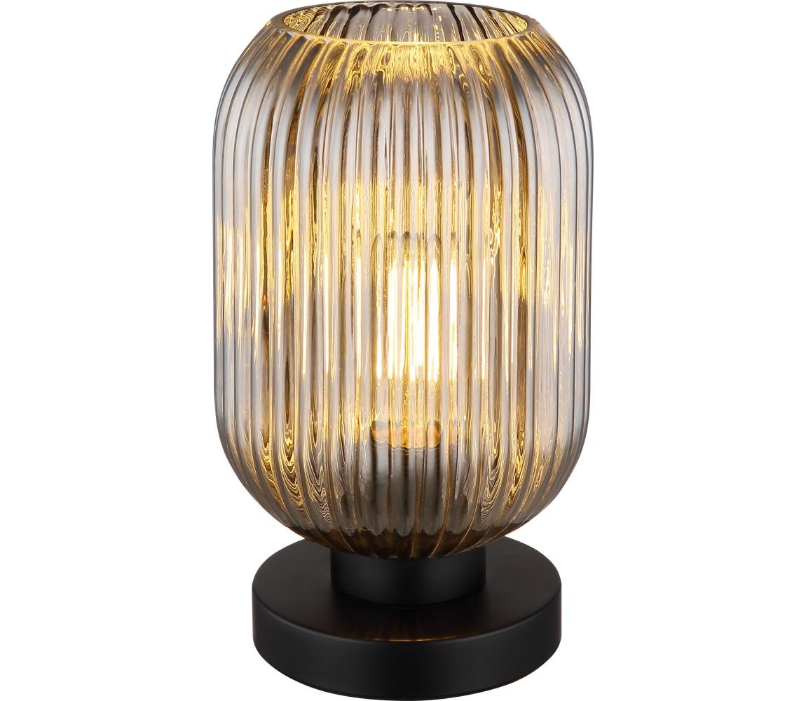 Globo Stolná lampa NORMY 1xE27/40W/230V šedá