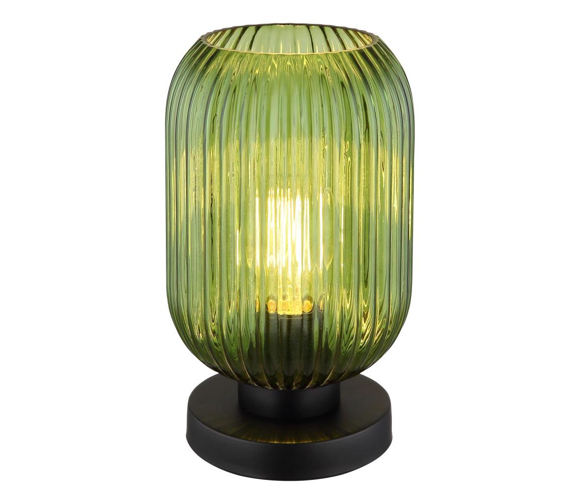 Globo Stolná lampa NORMY 1xE27/40W/230V zelená 15469TG