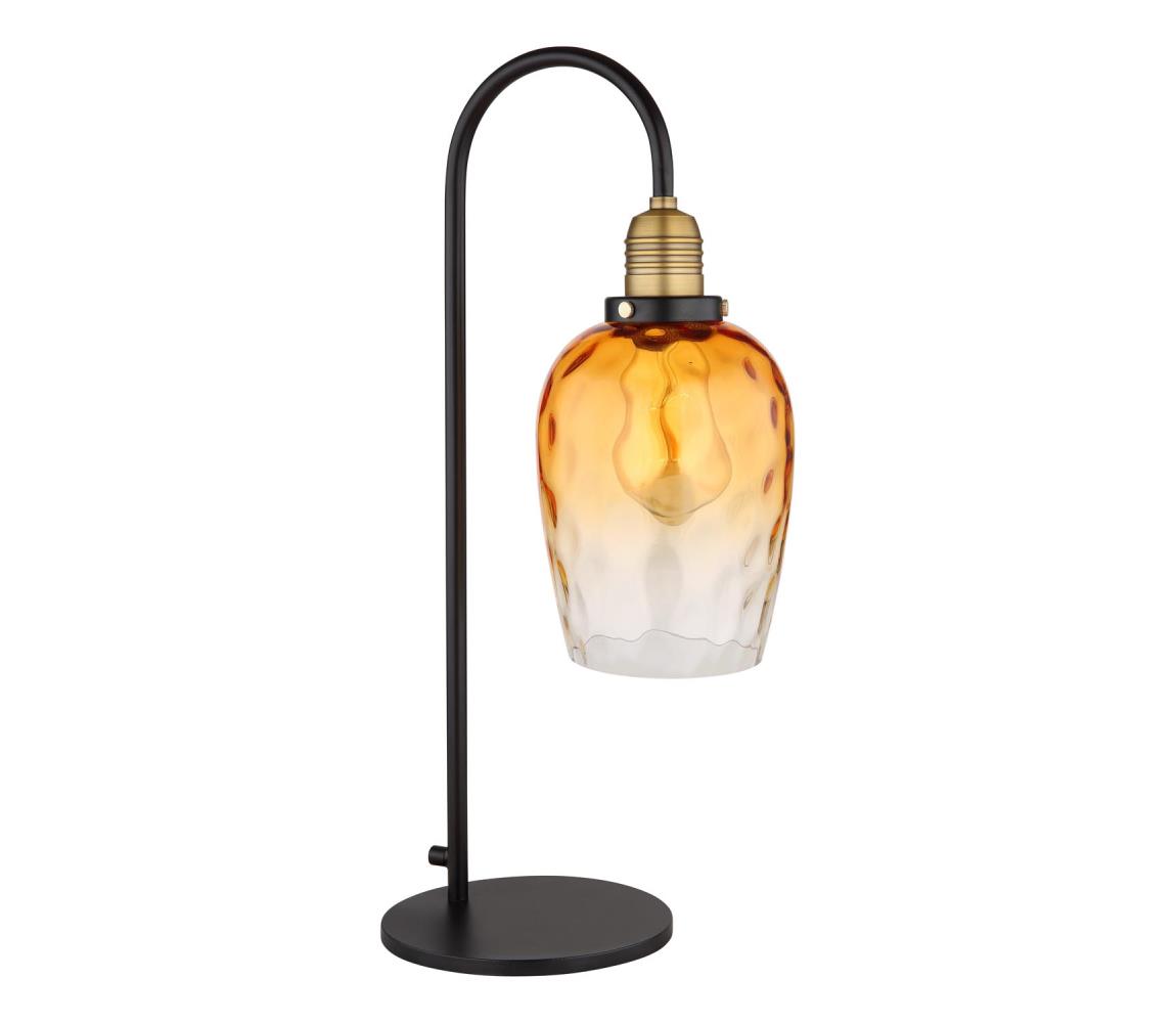 Globo Stolná lampa SALVY 1xE27/60W/230V oranžová