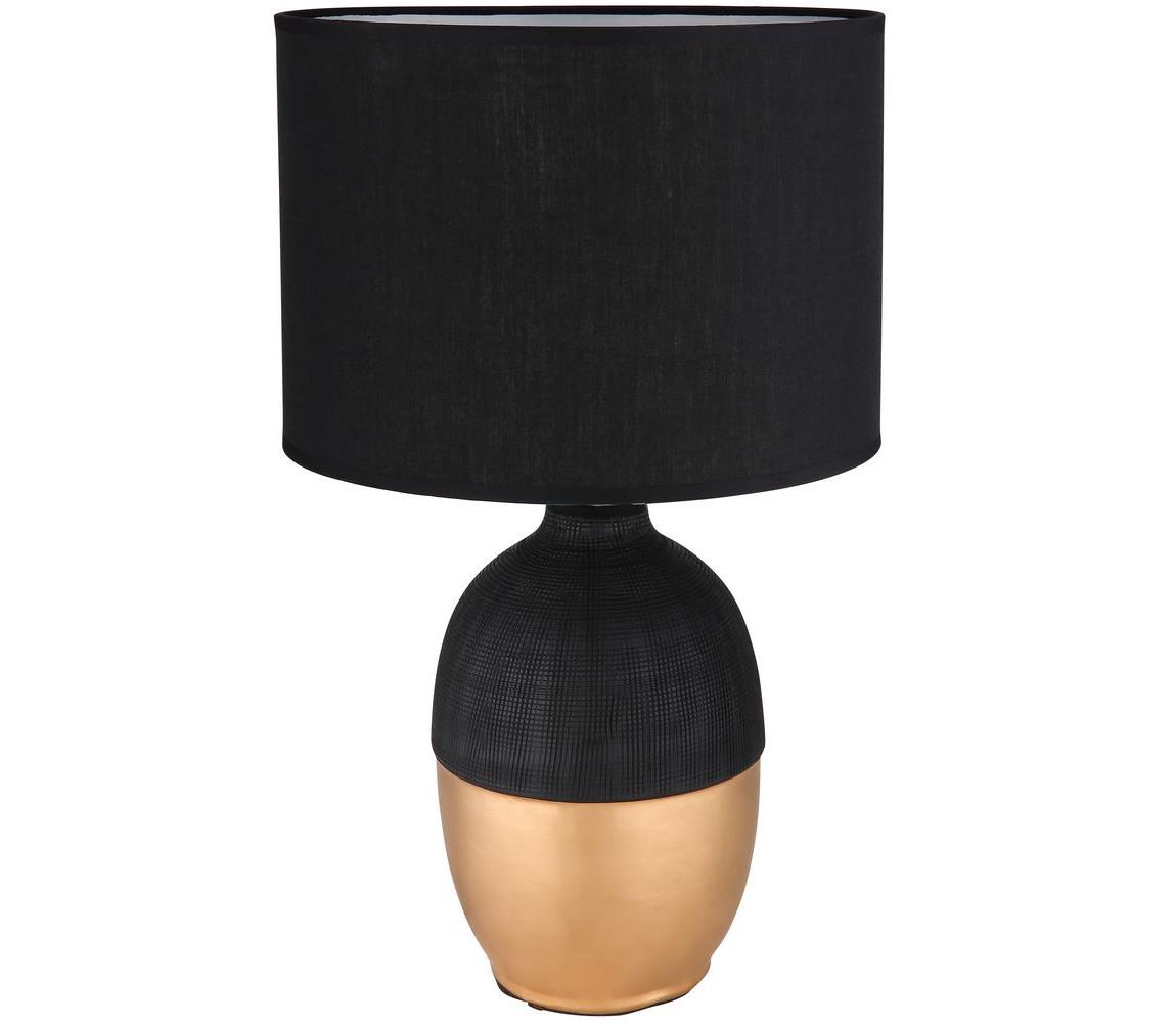 Globo Stolná lampa VALENTINO 1xE14/40W/230V čierna