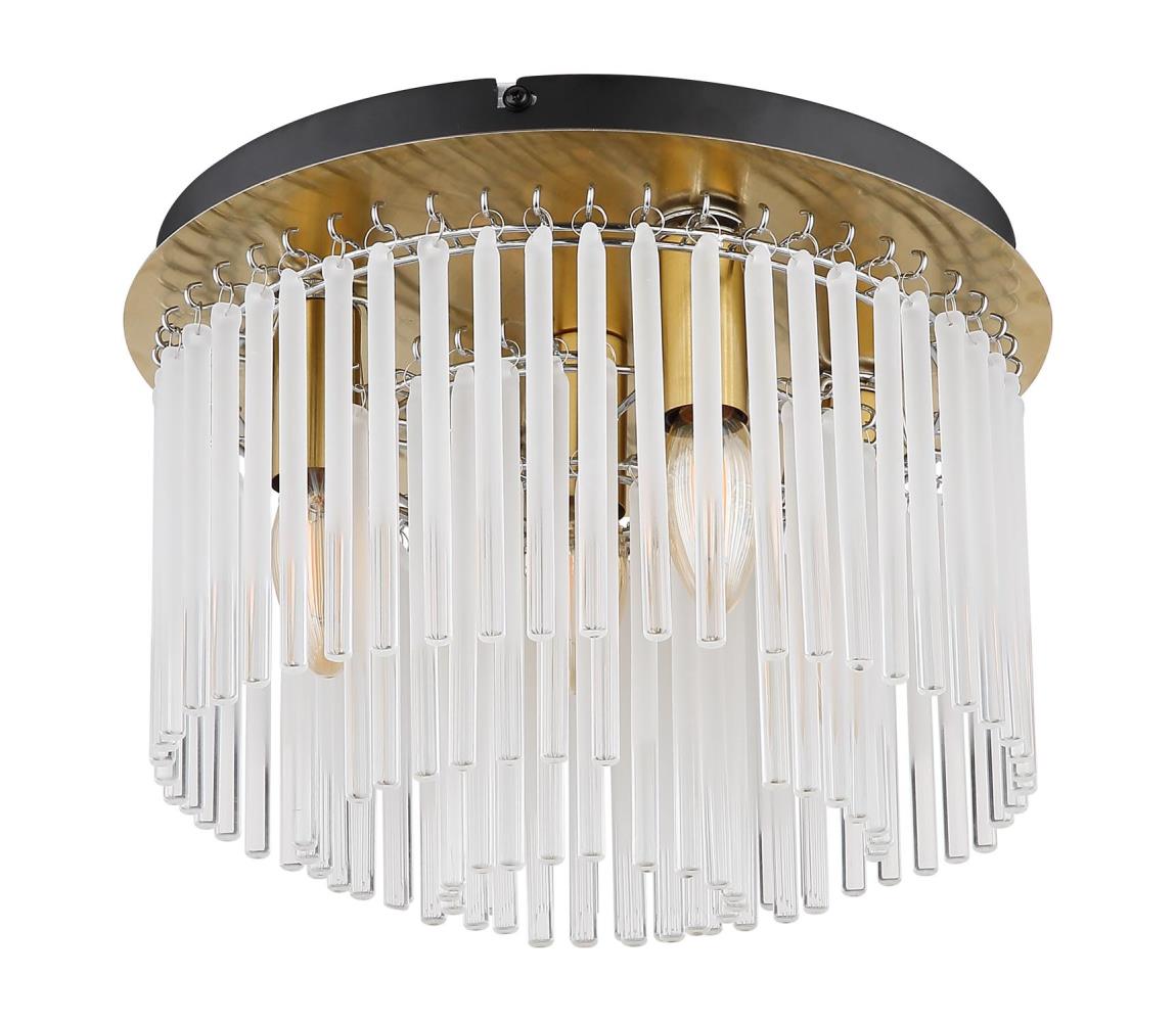 Globo Stropné svietidlo GORLEY 5xE27/60W/230V pr. 32 cm zlatá