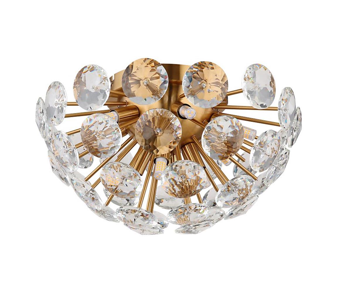 Globo Stropné svietidlo VIRINA 10xG9/7W/230V zlatá pr. 39 cm