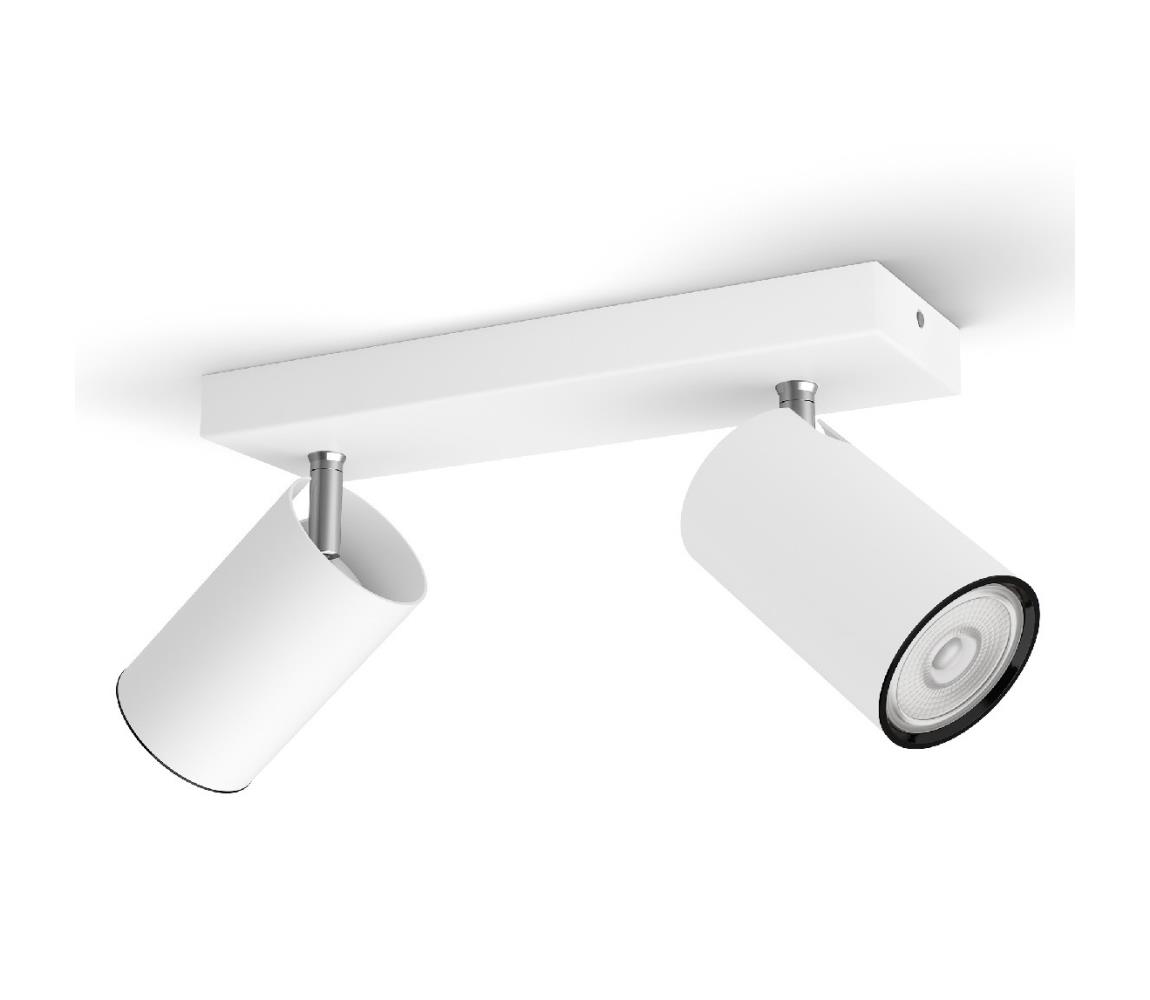 Philips Bodové svietidlo KOSIPO 2xGU10/5,5W/230V biela