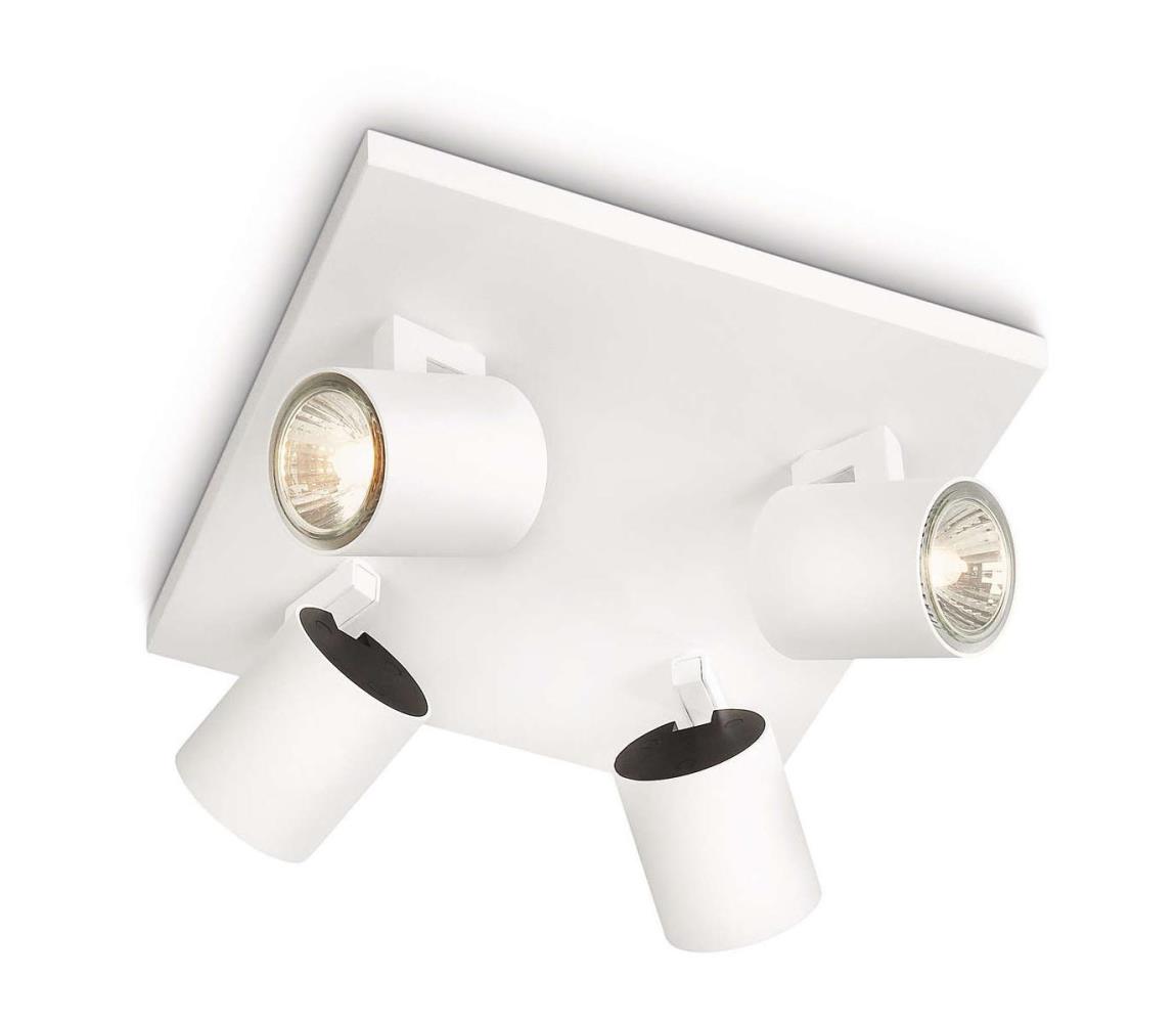 Philips Bodové svietidlo MYLIVING RUNNER 4xGU10/50W/230V 53094/31/16