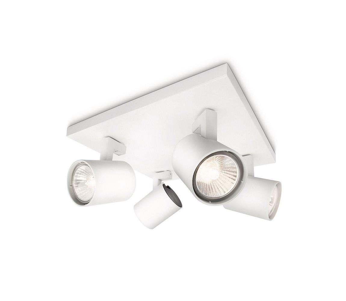 Philips Bodové svietidlo RUNNER 4xGU10/50W/230V