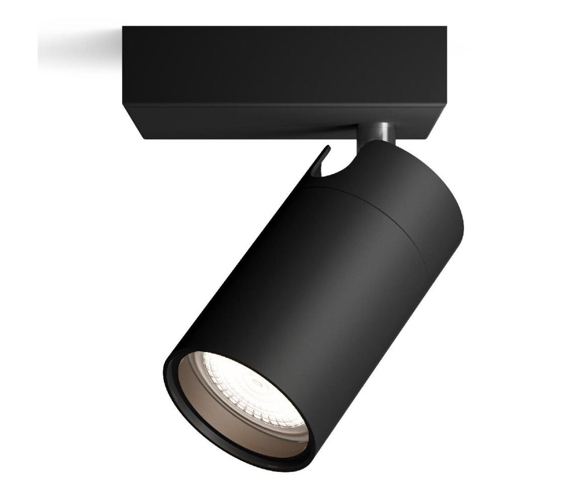 Philips Kúpeľňové bodové svietidlo IDRIS 1xGU10/5W/230V IP44 čierna
