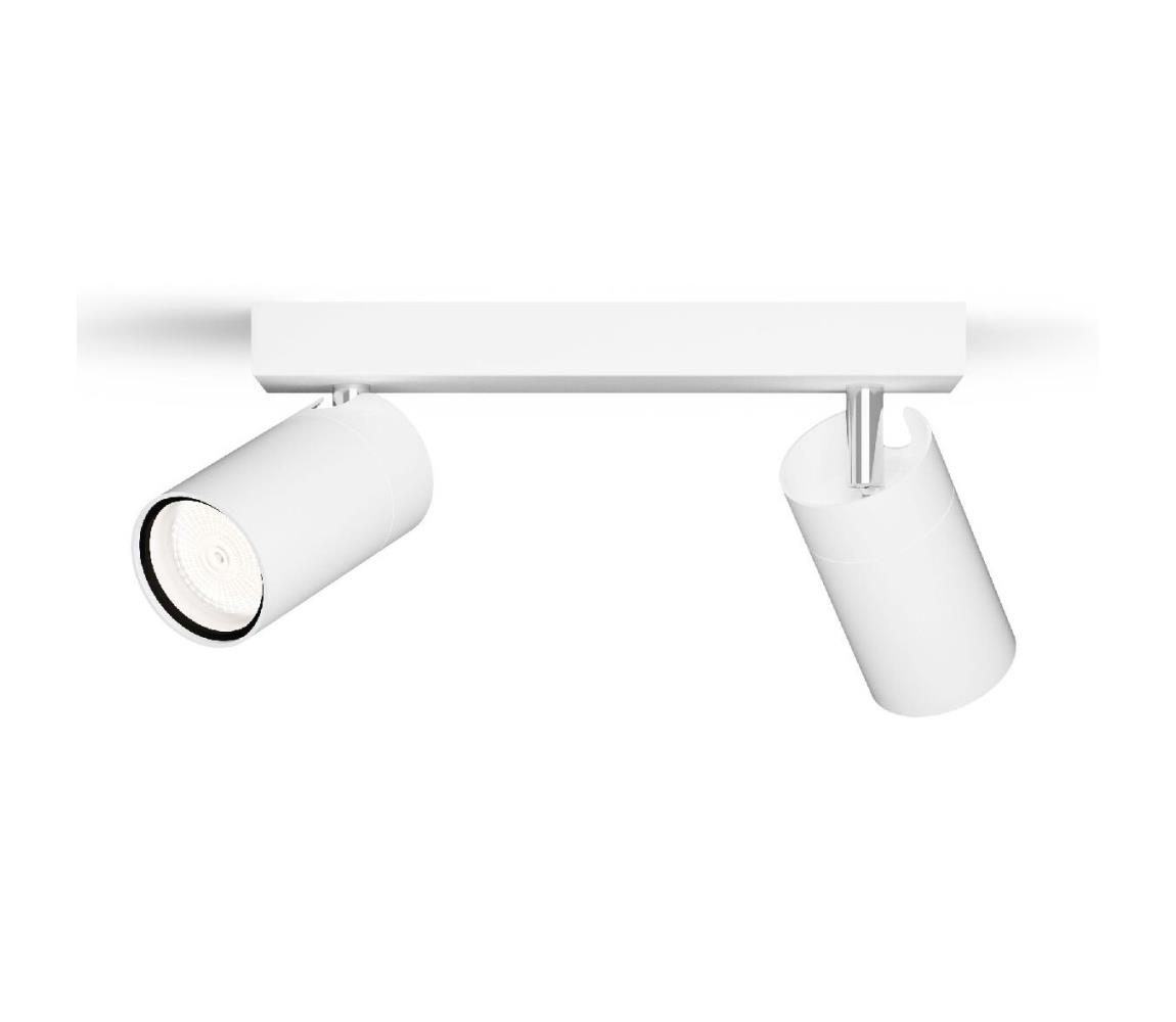 Philips Kúpeľňové bodové svietidlo IDRIS 2xGU10/5W/230V IP44 biela