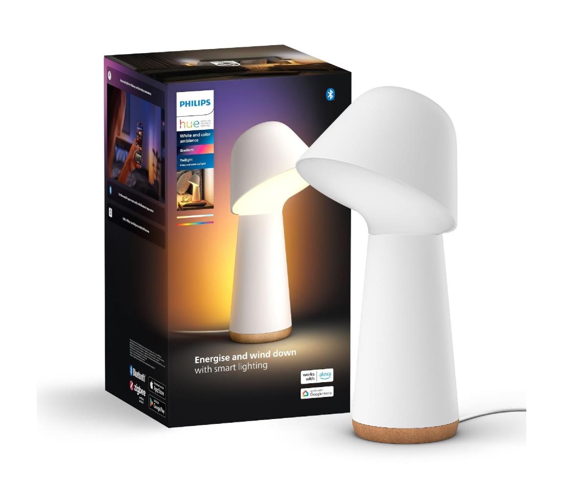 Philips LED RGBW Stmievateľná stolná lampa Hue TWILIGHT LED/13,4W/230V 2000-6500K
