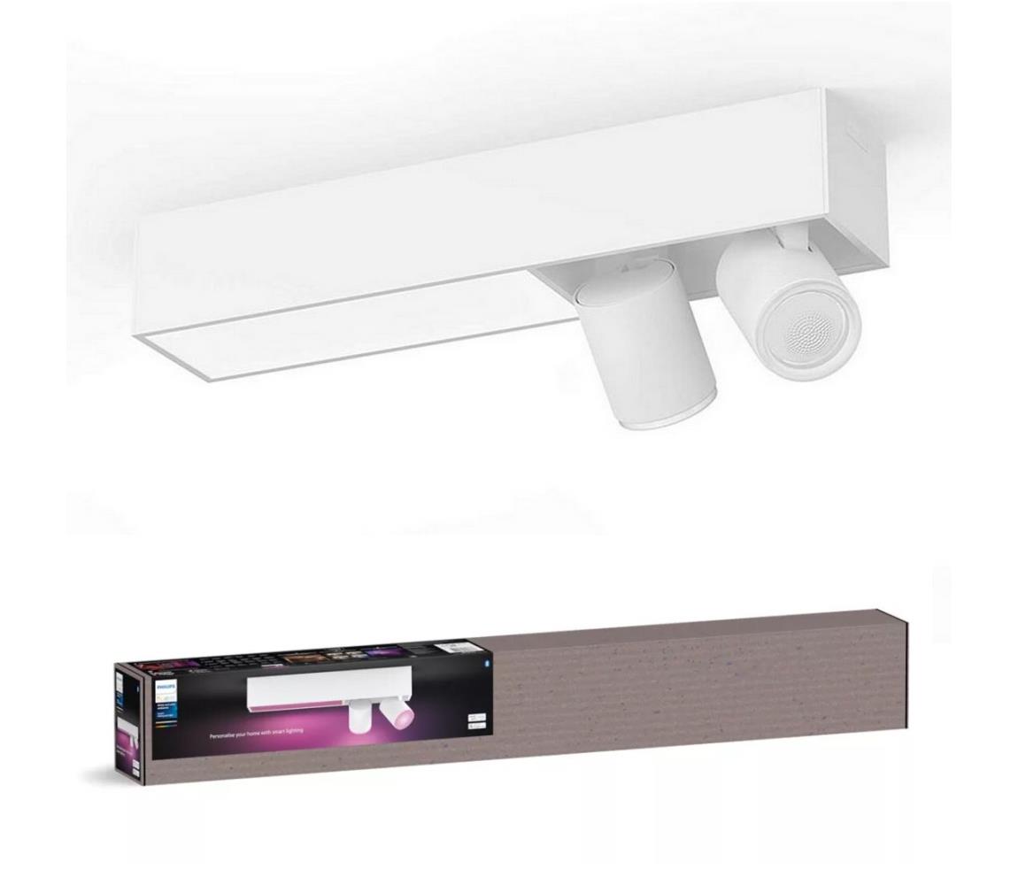 Philips LED RGBW Stmievateľné bodové svietidlo Hue CENTRIS 2xGU10/4,2W+ LED/11W