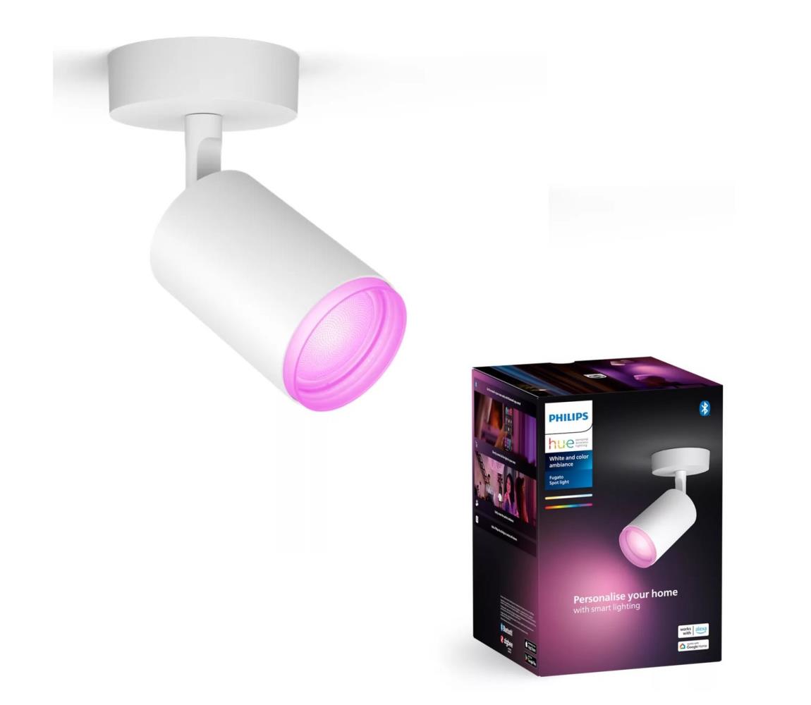 Philips LED RGBW Stmievateľné bodové svietidlo Hue FUGATO 1xGU10/4,2W/230V biela