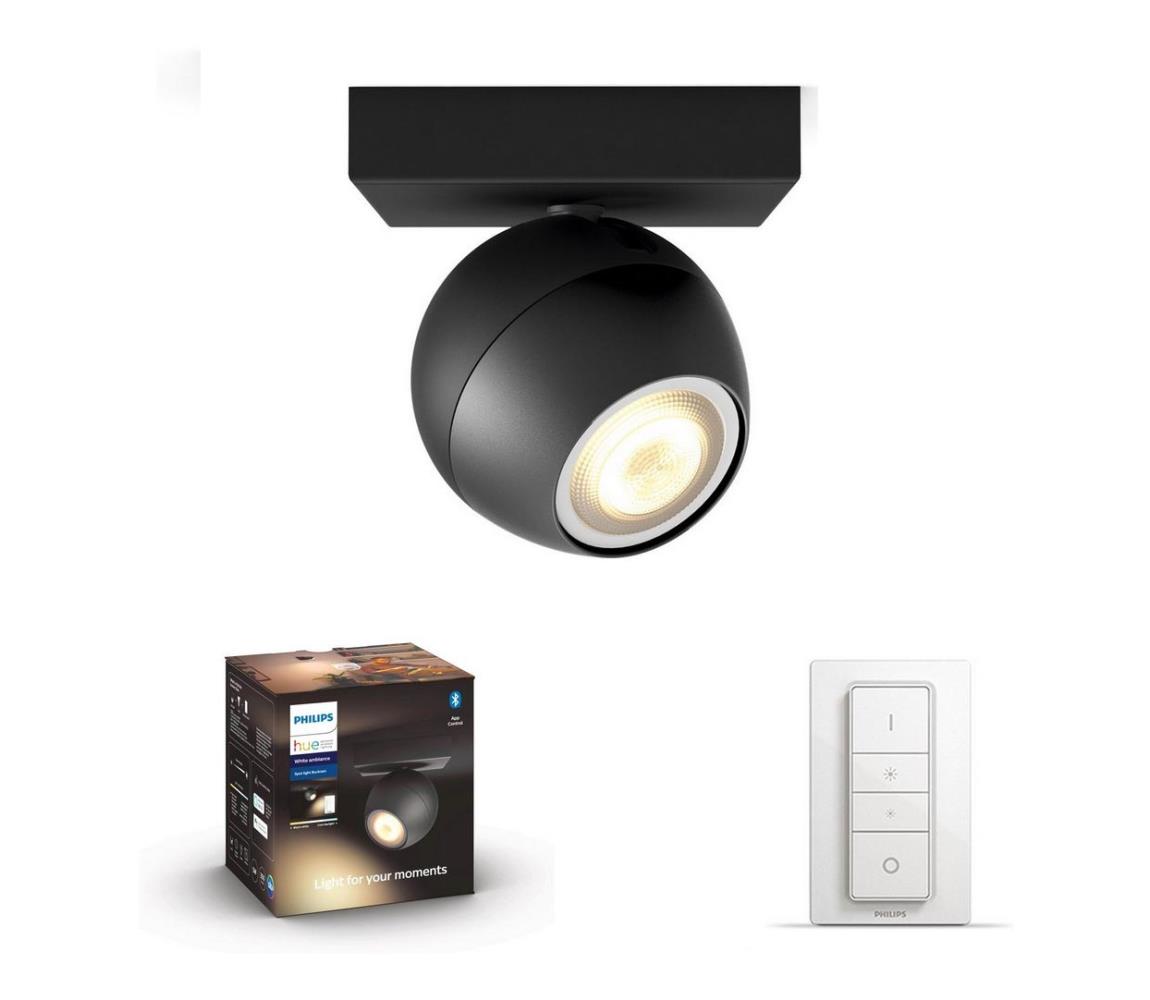 Philips LED Stmievateľné bodové svietidlo Hue BUCKRAM 1xGU10/5W/230V 50471/30/P6