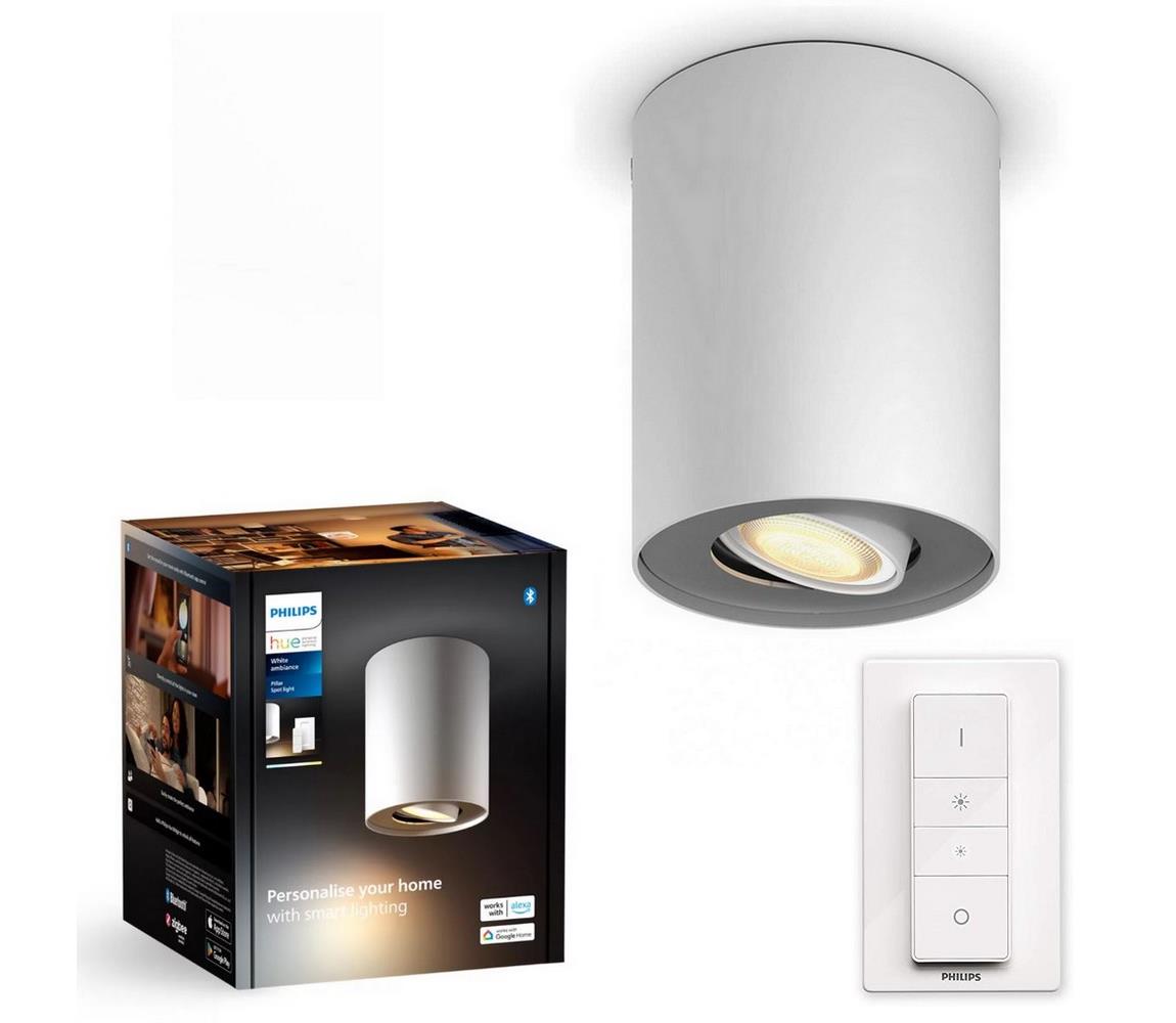 Philips LED Stmievateľné bodové svietidlo Hue PILLAR 1xGU10/4,2W/230V + DO biela