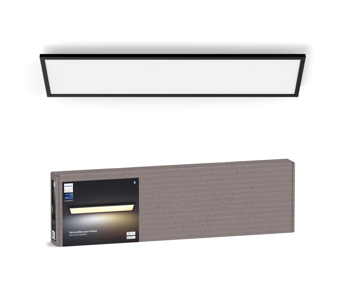 Philips Philips Philips Hue AURELLE LED stmievateľné stropné svietidlo 39W 120x30 cm čierne