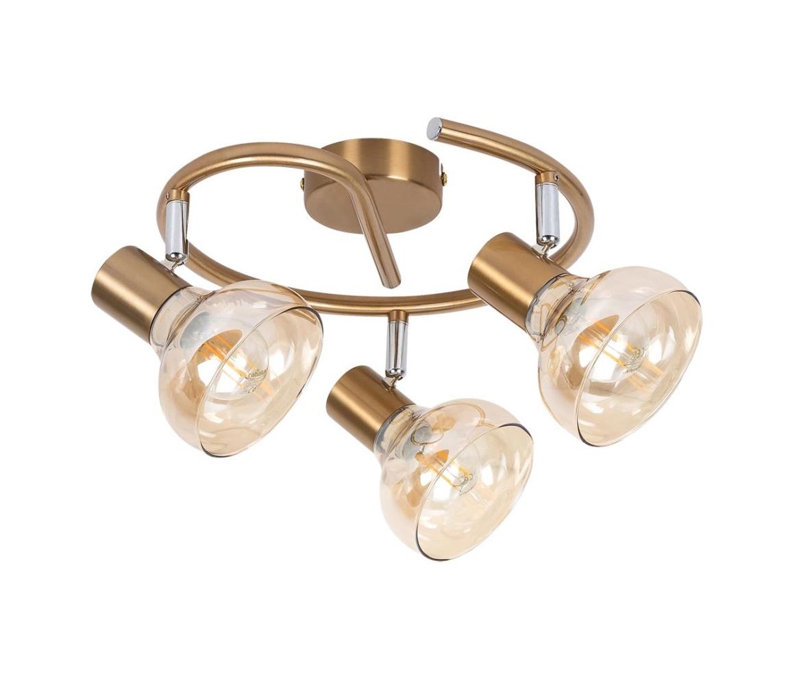 Rabalux Bodové svietidlo HOLLY 3xE14/40W/230V zlatá