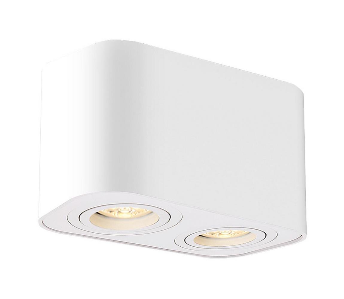 Rabalux Bodové svietidlo KOBALD 2xGU10/42W/230V biela 2054