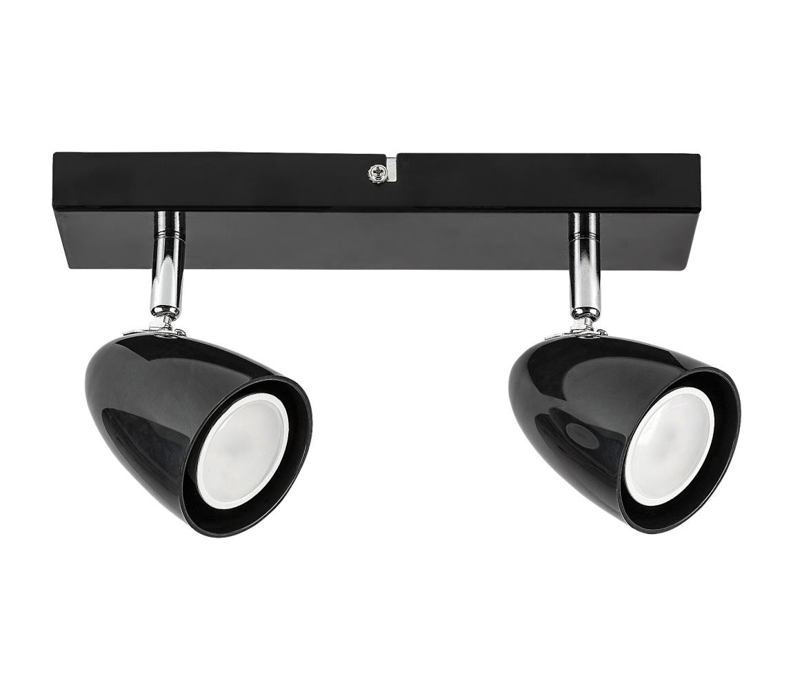 Rabalux Bodové svietidlo PERICO 2xGU10/5W/230V čierna
