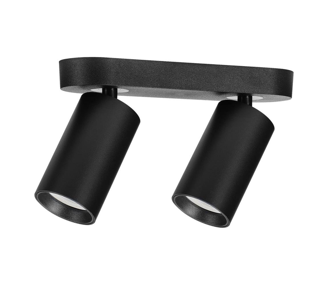 Rabalux Bodové svietidlo YORLI 2xGU10/7W/230V čierna 73082