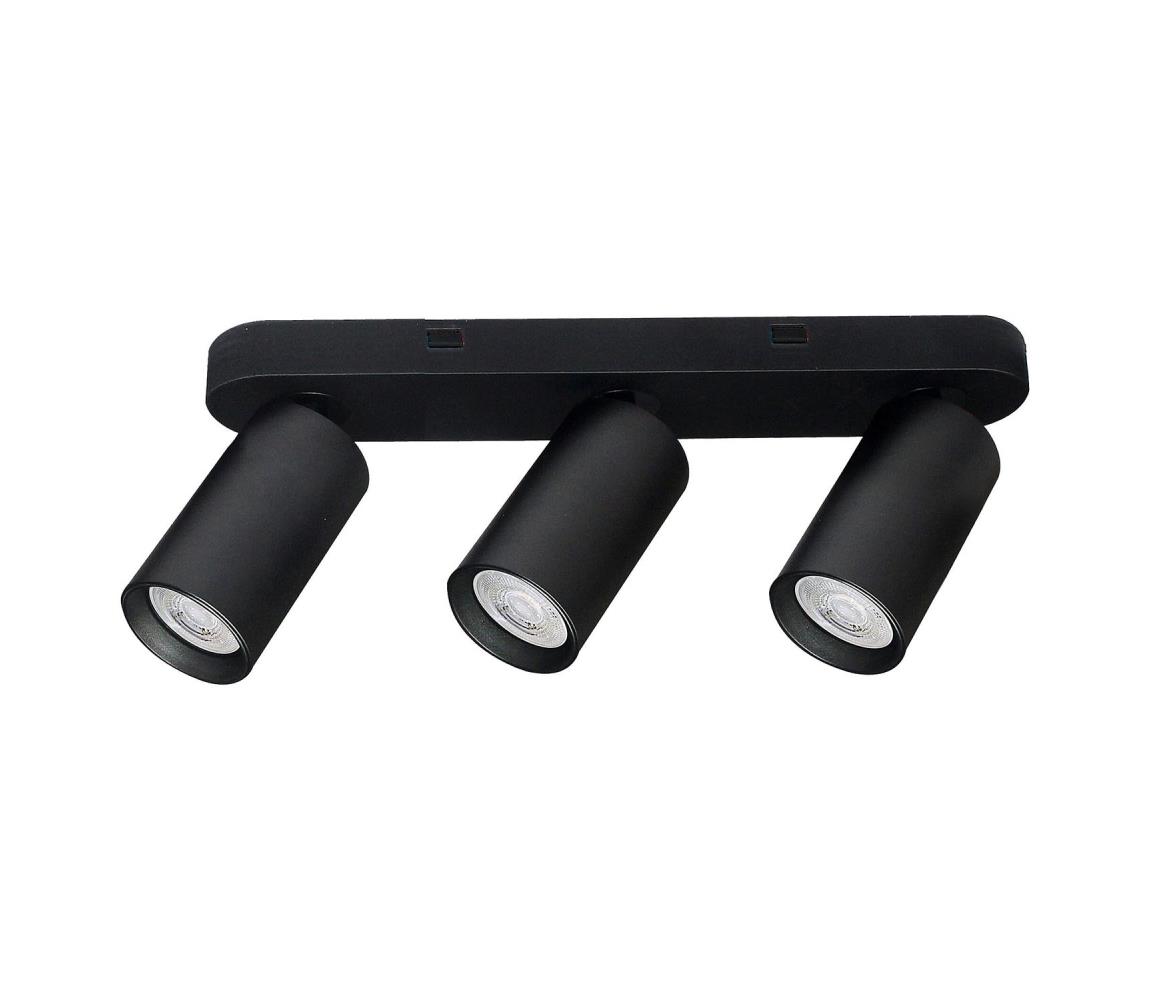 Rabalux Bodové svietidlo YORLI 3xGU10/7W/230V čierna 73083