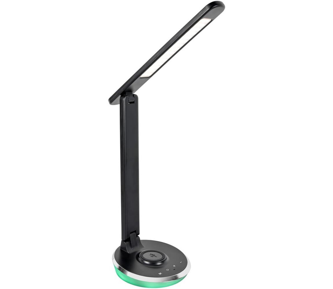 Rabalux LED RGB Stmievateľná dotyková stolná lampa JACEY LED/6W/230V čierna
