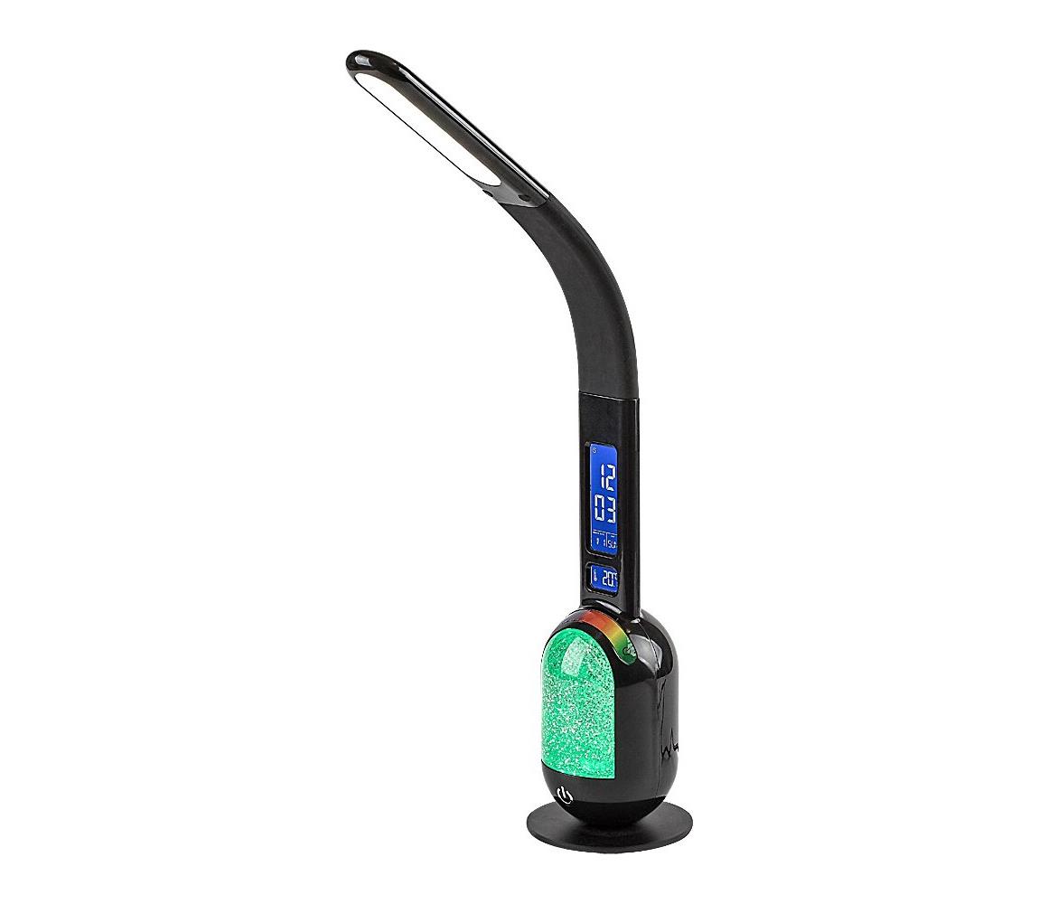 Rabalux LED RGB Stmievateľná stolná lampa FIGEN LED/5W/230V čierna