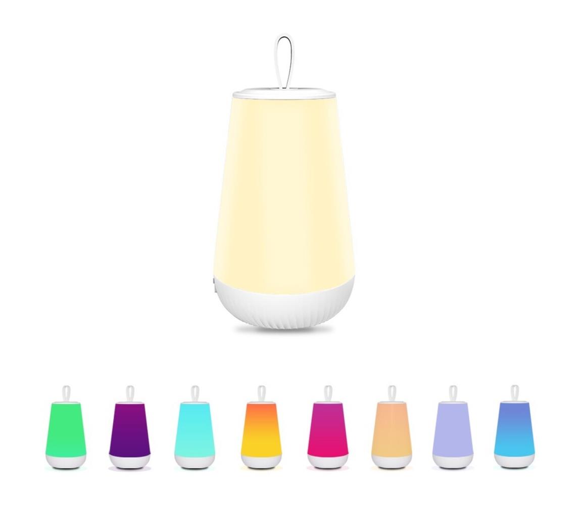 Rabalux LED RGB Stmievateľná stolná lampa FRANCO LED/2W/5V 3000K