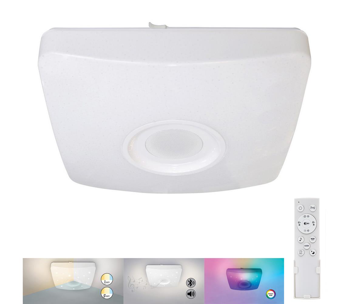 Rabalux LED RGB Stmievateľné stropné svietidlo s reproduktorom LED/18W/230V + DO