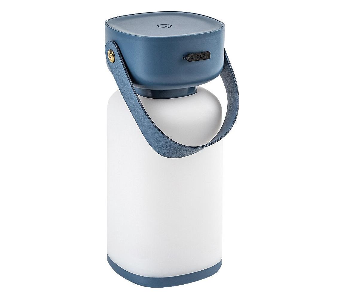 Rabalux LED Stmiev. nab. dot. von. stolná lampa FUNES LED/3W/5V IP44 modrá