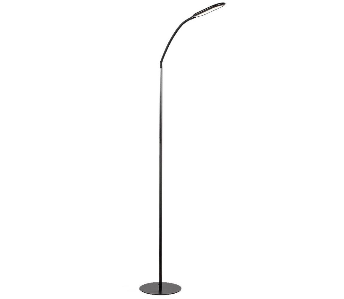 Rabalux LED Stmievateľná dotyková stojacia lampa ADELMO LED/10W/230V čierna