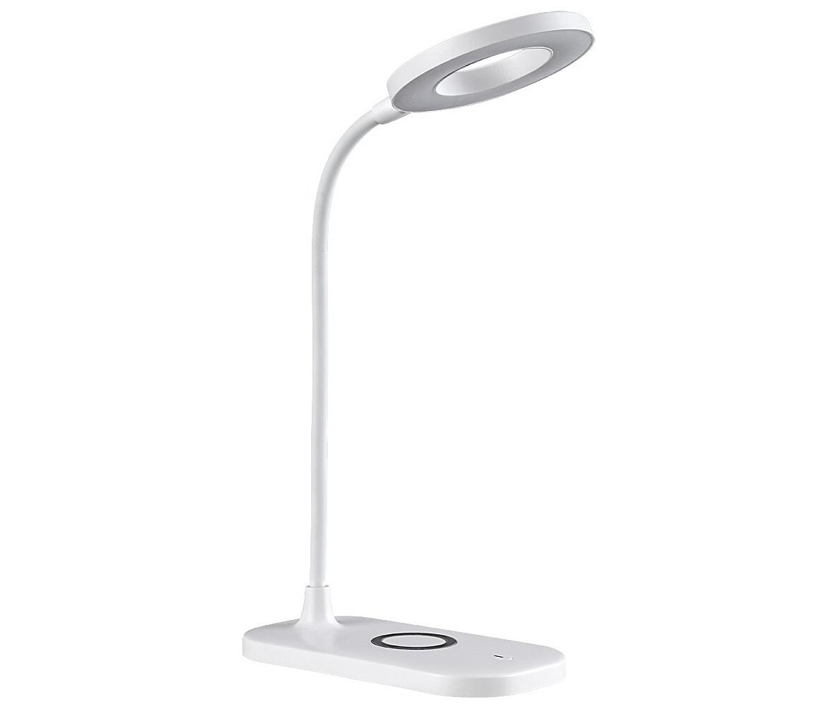 Rabalux LED Stmievateľná dotyková stolná lampa HARDIN LED/5W/5V biela