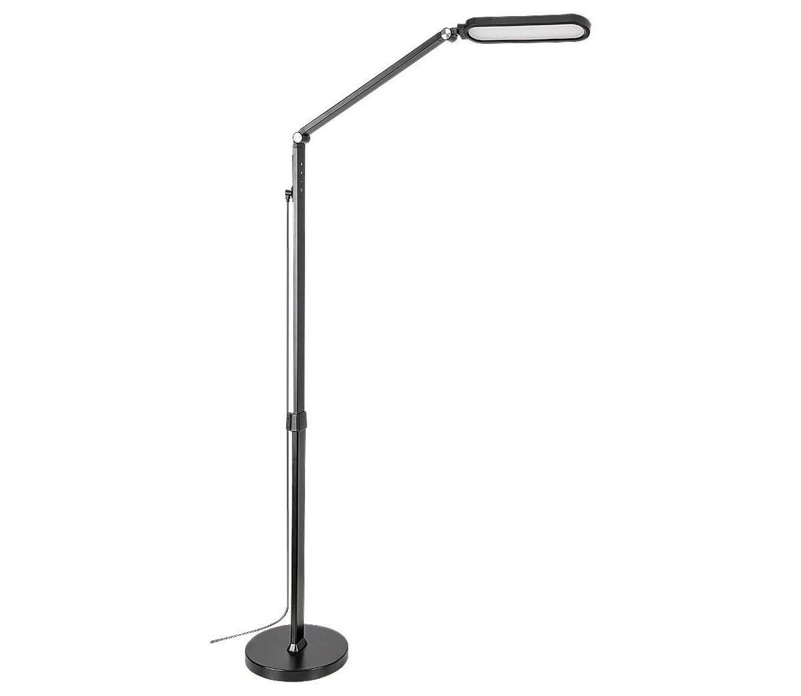 Rabalux LED Stmievateľná stojacia lampa DRACO LED/13W/230V 3000-6000K čierna