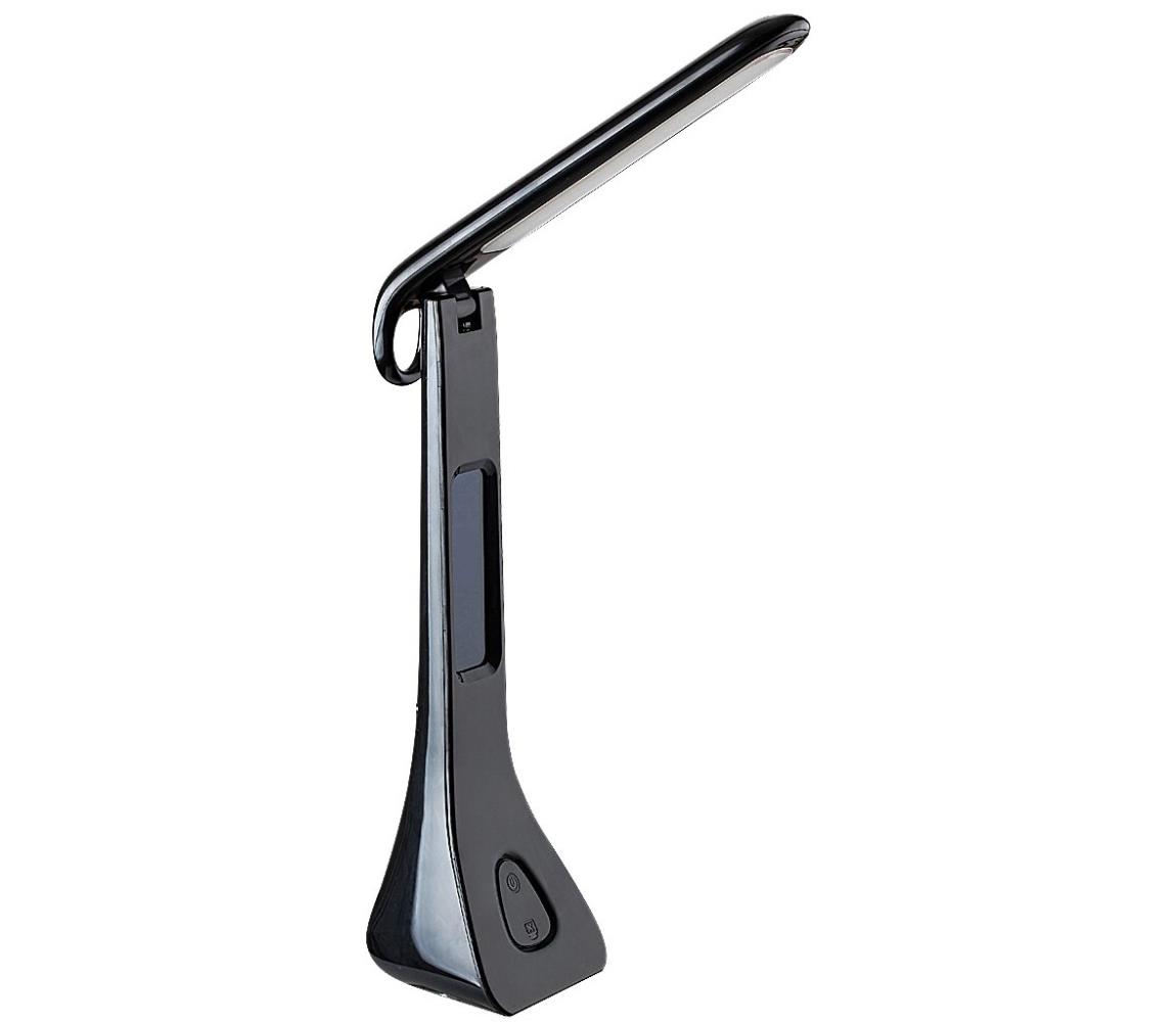 Rabalux LED Stmievateľná stolná lampa AMATO LED/7W/5V 4000K čierna