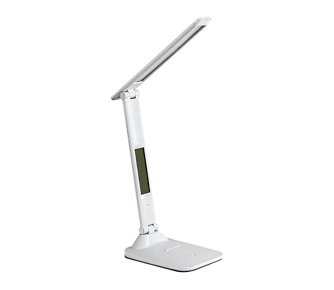Rabalux LED Stmievateľná stolná lampa s displejom DESHAL LED/5W/5V