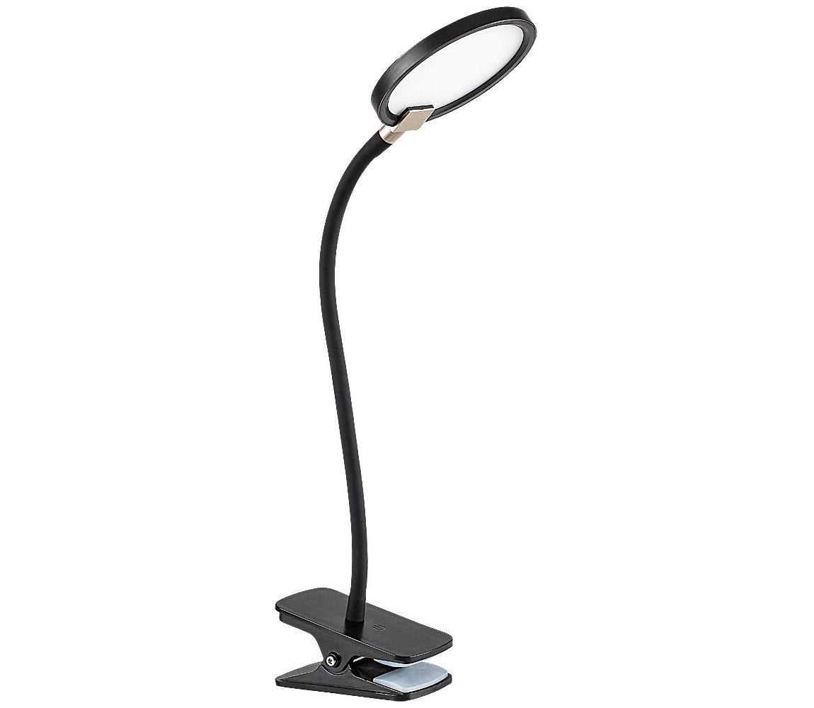 Rabalux LED Stmievateľná stolná lampa s klipom MARCIN LED/7W/230V