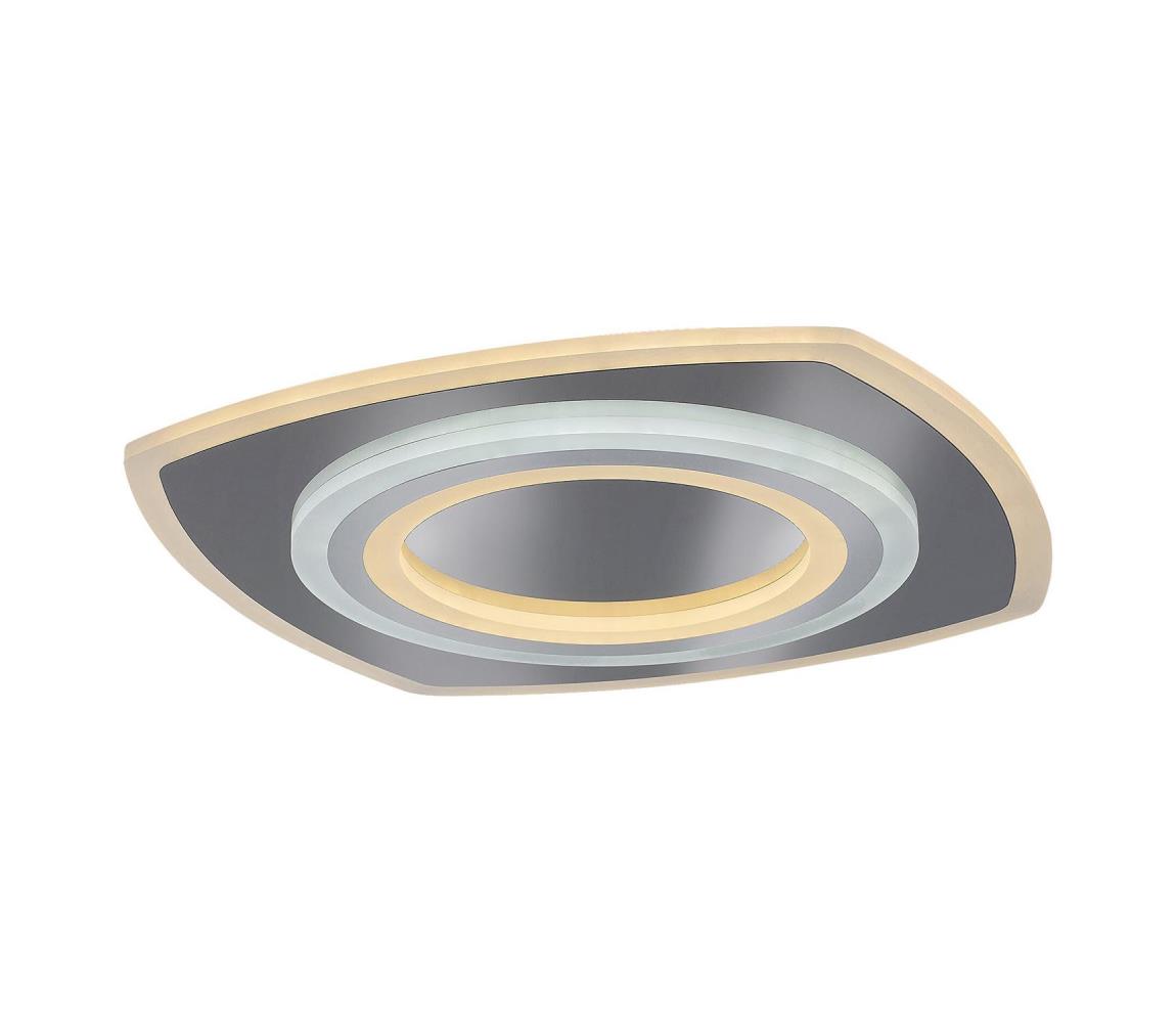 Rabalux LED stmievateľné stropné svietidlo TANELI 60W/230V 3000/4000/6000K chróm + diaľkové ovládanie 71318