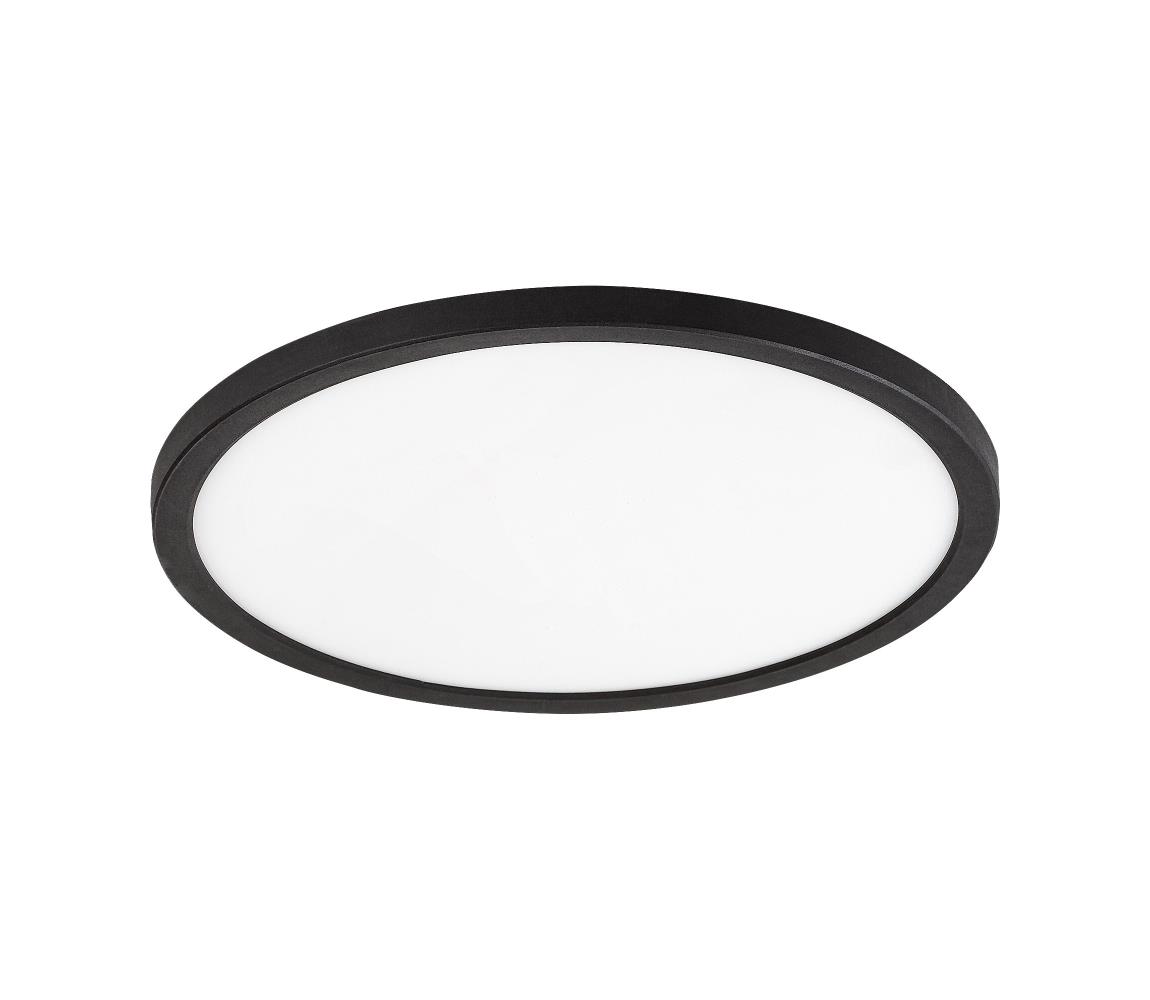 Rabalux LED Stropné svietidlo GONZALO LED/24W/230V pr. 29 cm čierna