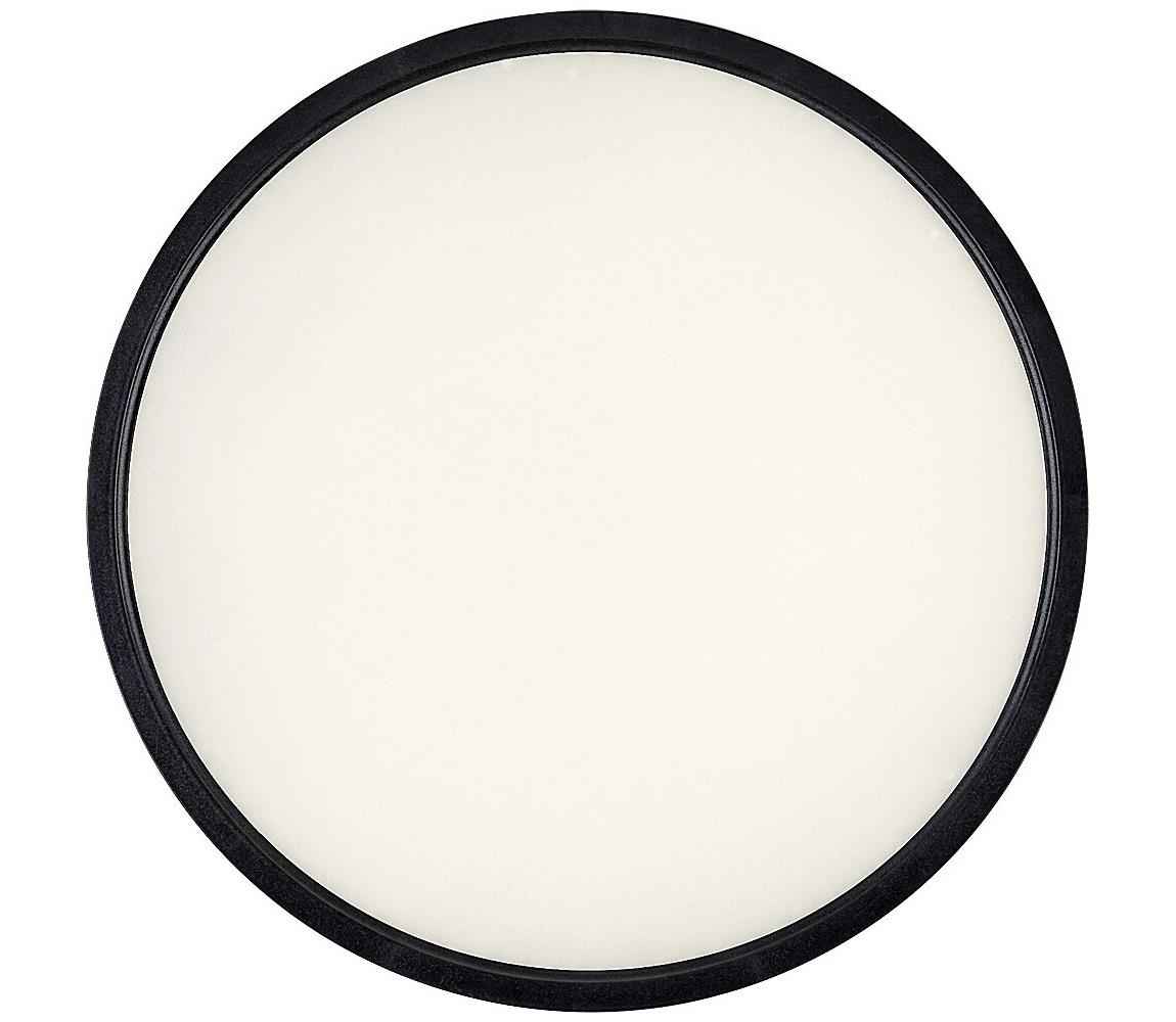 Rabalux LED Stropné svietidlo PAULOS LED/24W/230V 4000K pr. 30 cm čierna