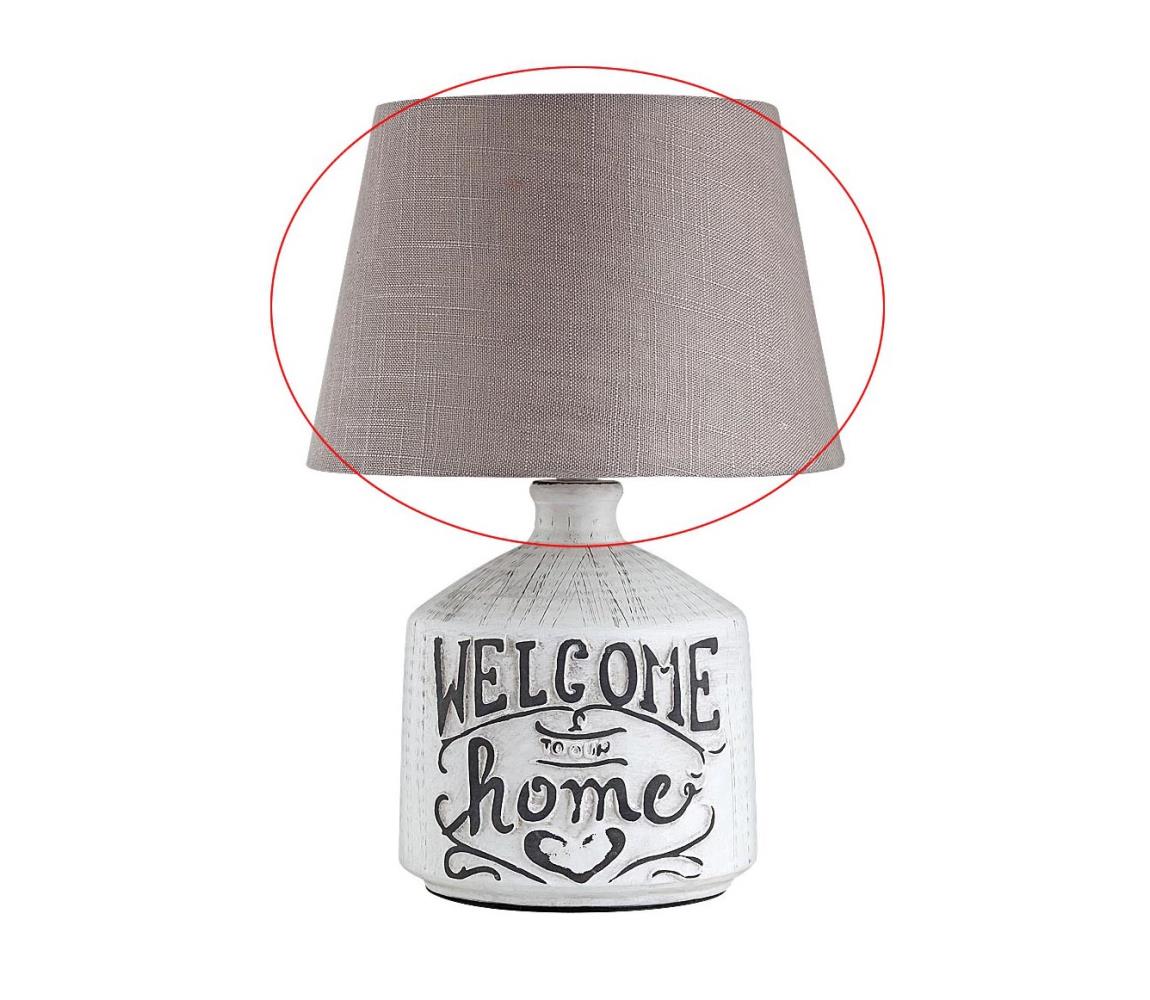 Rabalux Náhradné tienidlo pre stolnú lampu PETRA E14 hnedá/biela