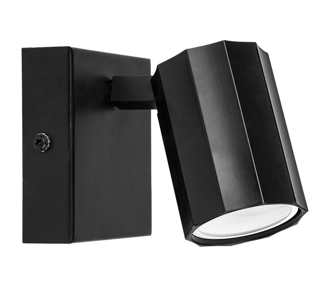 Rabalux Nástenné bodové svietidlo ROGELIO 1xGU10/5W/230V čierna